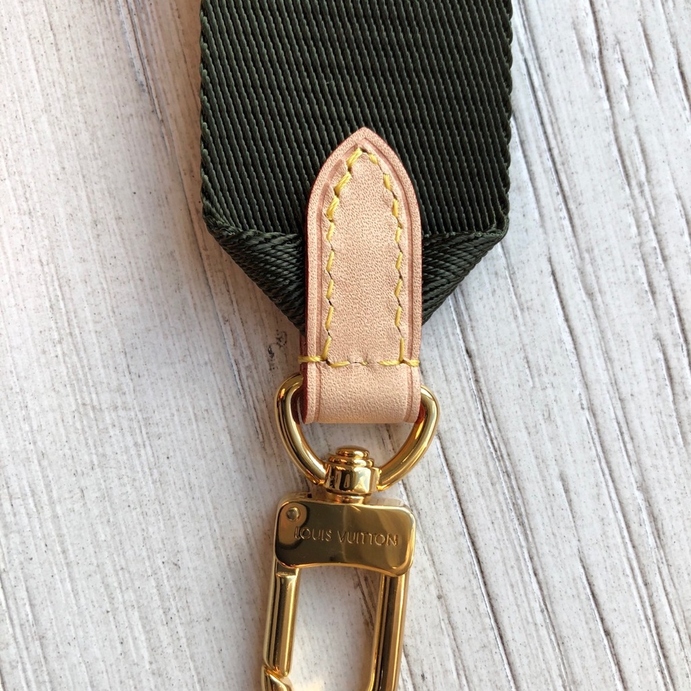 New Louis Vuitton khaki bandouliere strap - Picture 4 of 8